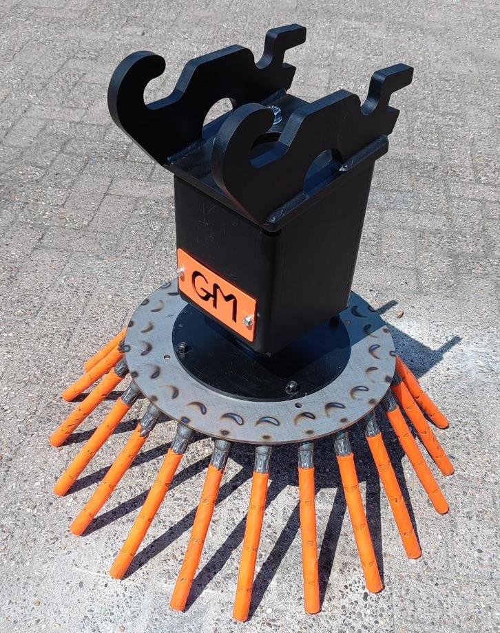 Onkruidborstel minigraver CW05 | CW10 | S30 | S40, Doe-het-zelf en Bouw, Metalen, Nieuw, Ophalen of Verzenden