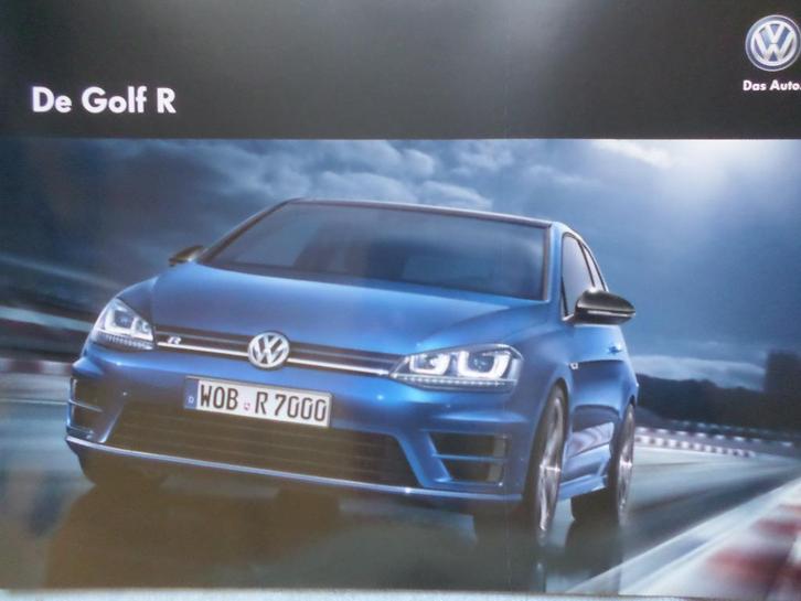 Volkswagen VW Golf R 2014 Brochure, Boeken, Auto's | Folders en Tijdschriften, Volkswagen, Ophalen