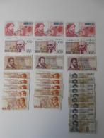 Lot van 29 Belgische bankbiljetten, Ophalen of Verzenden, Setje