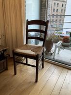 Chaise en chêne et rotin, Maison & Meubles, Enlèvement, Utilisé, Bois, Deux