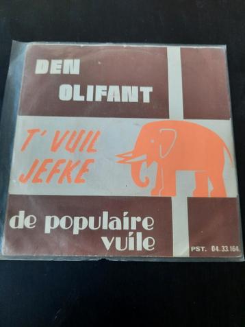single 't buil Jefke - den Olifant, En néerlandais, Enlèvement ou Envoi, Single, Comme neuf