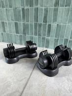 Set Tunturi instelbare dumbbells, Sport en Fitness, Fitnessmaterialen, Ophalen, Zo goed als nieuw, Dumbbell