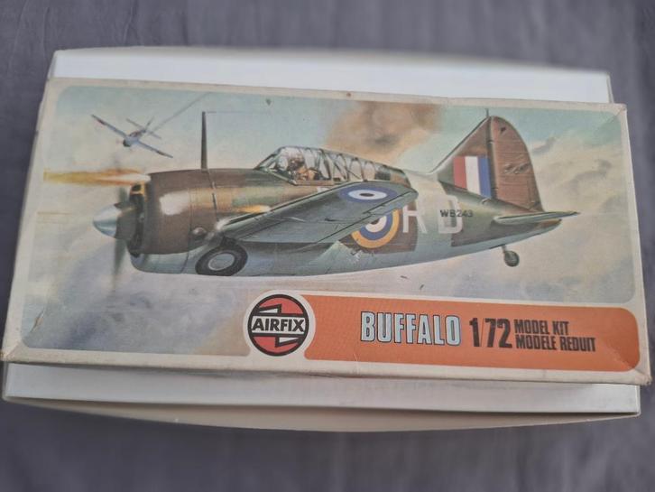 Maquette avion plastique Brewster Buffalo 1/72 Airfix 1975, Hobby & Loisirs créatifs, Modélisme | Avions & Hélicoptères, Avion