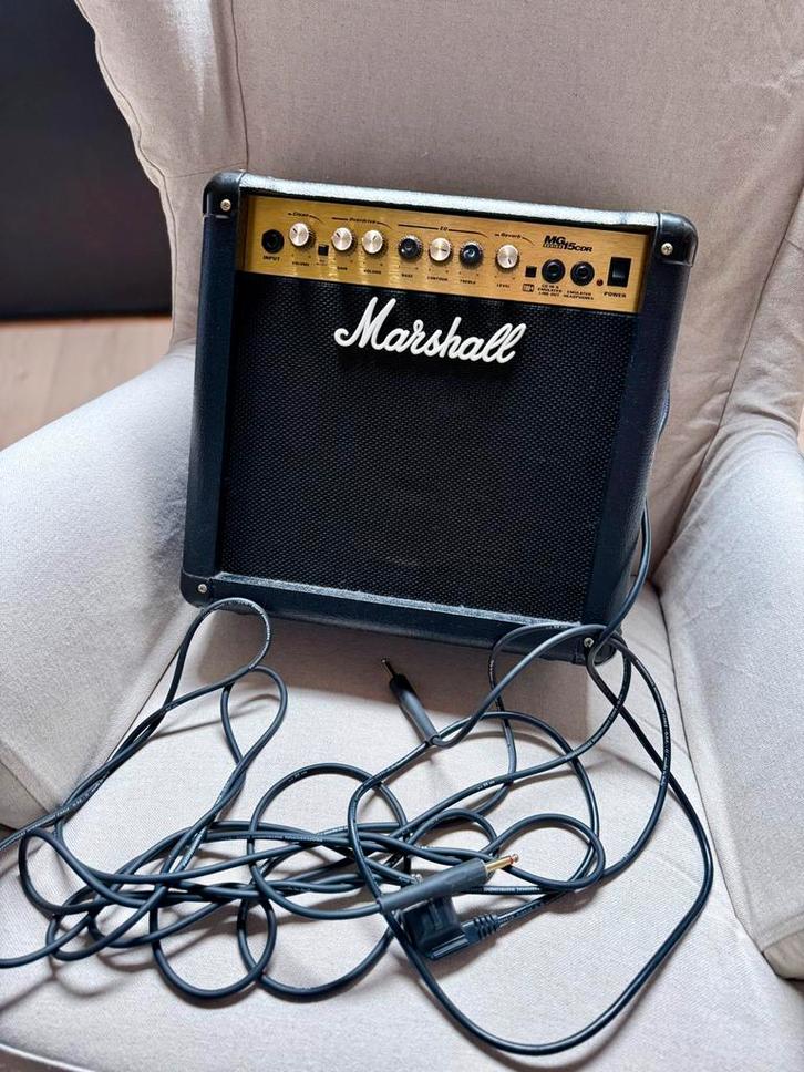 Marshall MG15CDR gitaarversterker – in perfecte staat!, Muziek en Instrumenten, Versterkers | Bas en Gitaar, Zo goed als nieuw