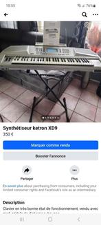 Synthétiseur ketron xd9, Muziek en Instrumenten, Keyboards, Overige merken, 61 toetsen, Gebruikt, Ophalen