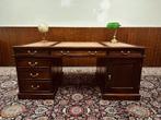 Klassiek Engels Chesterfield Bureau Partnerdesk, Antiek en Kunst, Ophalen of Verzenden