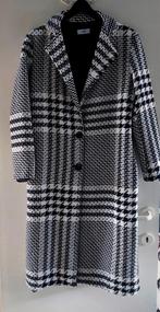 Veste manteau imprimé pied-de-poule Eros, Kleding | Dames, Ophalen of Verzenden, Nieuw, Maat 38/40 (M), Wit