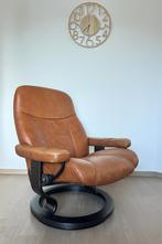 Stressless Fauteuil met voetenbank, Ophalen, Zo goed als nieuw, Hout, Stressless