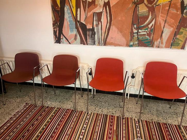 9 chaises vintage design Hay AAC18, Maison & Meubles, Chaises, Comme neuf, Tissus, Enlèvement