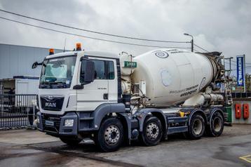 MAN TGS 32.360 BB+MIXER 9M³