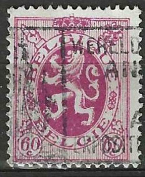 Belgie 1929/1932 - Yvert 286 - Heraldieke leeuw (ST), Timbres & Monnaies, Timbres | Europe | Belgique, Affranchi, Envoi