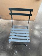 6 ijzere plooibare stoelen, Ophalen, Gebruikt, Zwart, Metaal