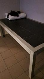 Tafel-grijs-stenenblad, Huis en Inrichting, Ophalen