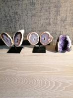 Agaat geode ,vlinder op staander., Enlèvement, Neuf