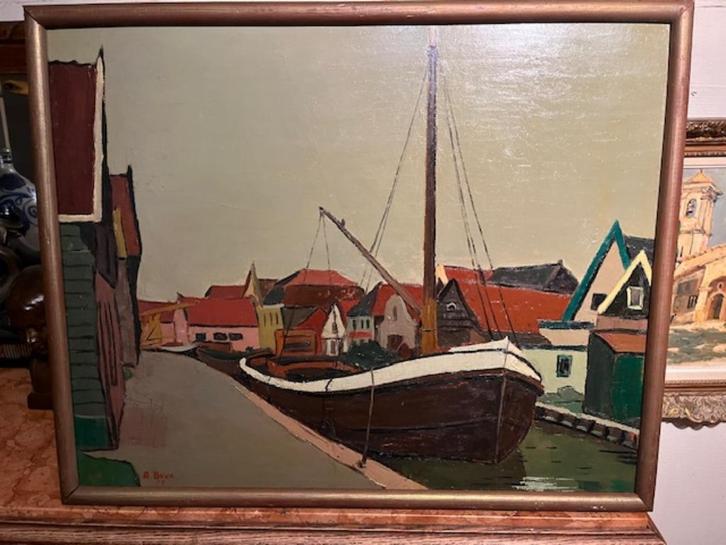 Schilderijen van Alfred BRUX, Antiek en Kunst, Kunst | Schilderijen | Modern, Ophalen