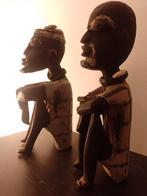 Afrikaanse kunst  houten beelden 2 verschillenden beelden, Antiek en Kunst, Ophalen
