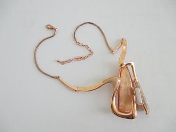 Hedendaagse handgemaakte  halsketting beschikbaar voor biedingen