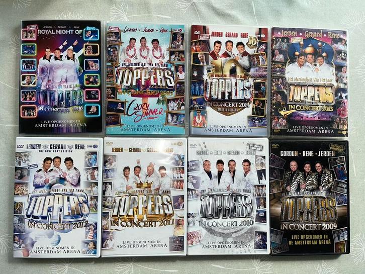 11 DVD's Toppers In Concert, Cd's en Dvd's, Dvd's | Muziek en Concerten, Zo goed als nieuw, Muziek en Concerten, Alle leeftijden