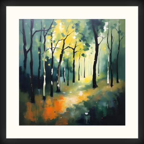 Kunstprint 'Whispers of Light', galerielijst + passepartout, Antiek en Kunst, Kunst | Schilderijen | Klassiek, Verzenden