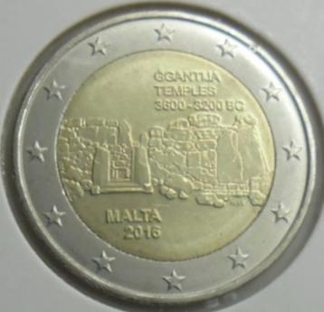 2 euro herdenkingsfeest Malta „Ggantija” 2016. UNC! beschikbaar voor biedingen