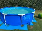 Intex zwembad 305 x 76cm metal frame + zandfilterpomp, Ophalen, Minder dan 80 cm, Rond, 300 cm of meer