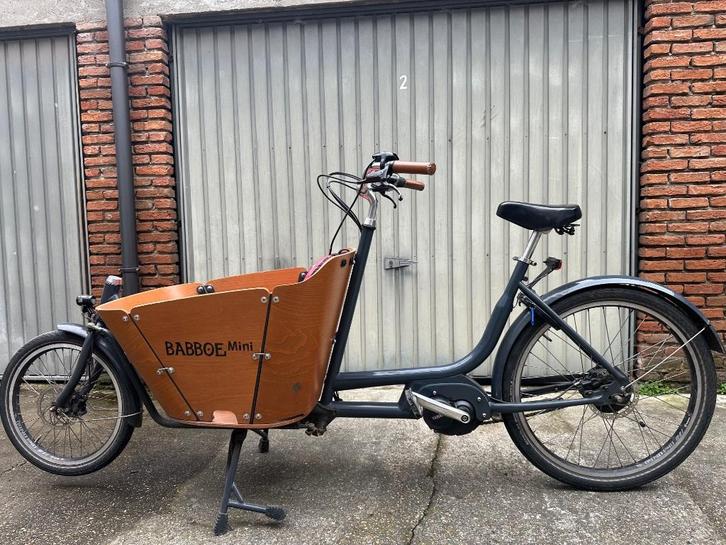 Babboe mini elektrisch, Fietsen en Brommers, Fietsen | Bakfietsen, Gebruikt, Overige merken, 2 kinderen, Elektrisch, Ophalen