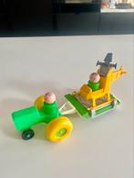 Fisher price tractor met helikopter, Speelset, Gebruikt, Ophalen of Verzenden