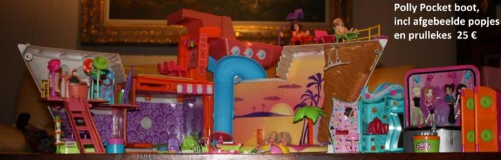 Polly Pocket Cruise Ship met zéér veel accescoires, Collections, Jouets miniatures, Utilisé, Enlèvement ou Envoi