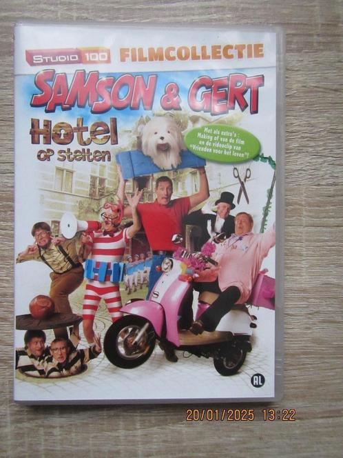 Samson & Gert Hotel Op Stelten, Cd's en Dvd's, Dvd's | Kinderen en Jeugd, Zo goed als nieuw, Film, Overige genres, Alle leeftijden