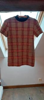 Bershka - Geruite rood/zwarte jurk, Kleding | Dames, Maat 38/40 (M), Verzenden, Bershka, Gedragen