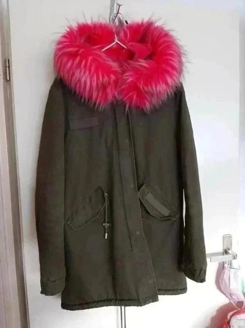 Parka kaki et rose, Vêtements | Femmes, Vestes | Hiver, Comme neuf, Taille 36 (S), Rose, Enlèvement ou Envoi