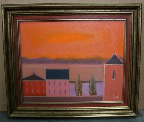 Robert Arens, het Rood Klooster, Antiek en Kunst, Kunst | Schilderijen | Klassiek, Ophalen of Verzenden