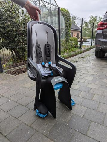 Fietsstoel Thule RideAlong Dark Grey, Fietsen en Brommers, Ophalen, Achterzitje, Voetsteuntjes, 0 t/m 18 kg