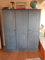 blauwe kinderkleerkast, Ophalen, Gebruikt, 100 tot 150 cm, Eenvoudig