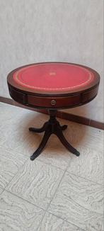 Vintage Engelse wijntafel / trommeltafel, Antiek en Kunst, Ophalen