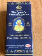 The Queens diamond jubilee vingerhoeden set, Verzamelen, Ophalen of Verzenden, Zo goed als nieuw, Porselein