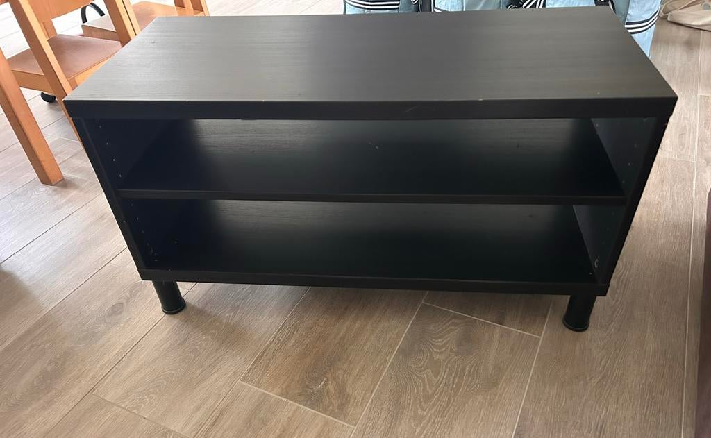 Tv meubel Ikea Mosjö - zwart, Huis en Inrichting, Kasten | Schoenenkasten, Ophalen, Gebruikt