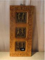 Prachtig Kunstwerk 'Oosterse Mensen' - in metaal en hout, Antiek en Kunst, Ophalen of Verzenden