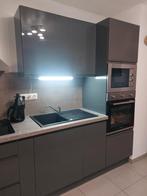 Ensemble de cuisine gris, Maison & Meubles, Enlèvement, Comme neuf, Autres matériaux
