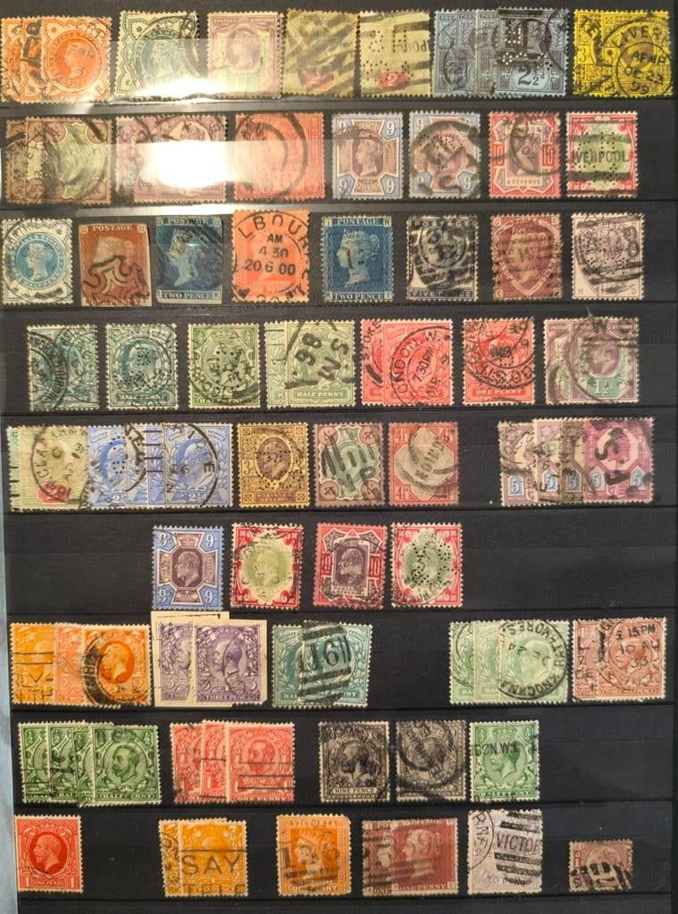 Oude Engelse postzegelverzameling, Ophalen of Verzenden