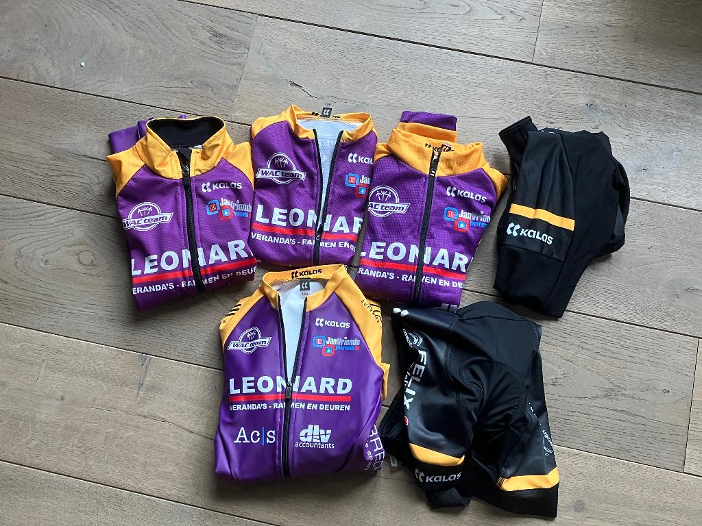 LOT Wielerkleding - Maat 134, Kinderen en Baby's, Kinderkleding | Maat 134, Ophalen of Verzenden, Zo goed als nieuw, Jongen of Meisje