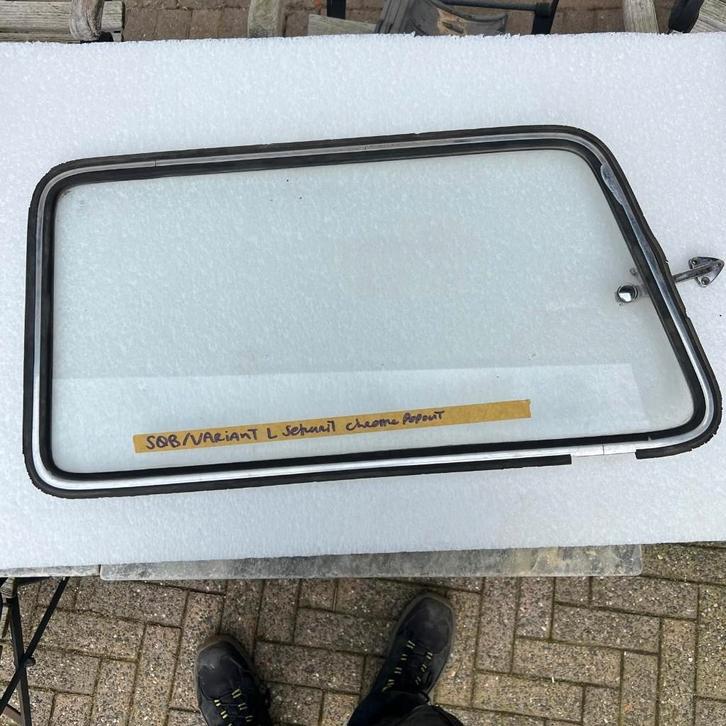 VW Type 3 Squareback Popout L chromé Sekurit, Autos : Divers, Accessoires de voiture, Utilisé, Enlèvement ou Envoi