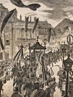 Richard Wagner - rouwstoet in Bayreuth, Antiek en Kunst, Ophalen of Verzenden