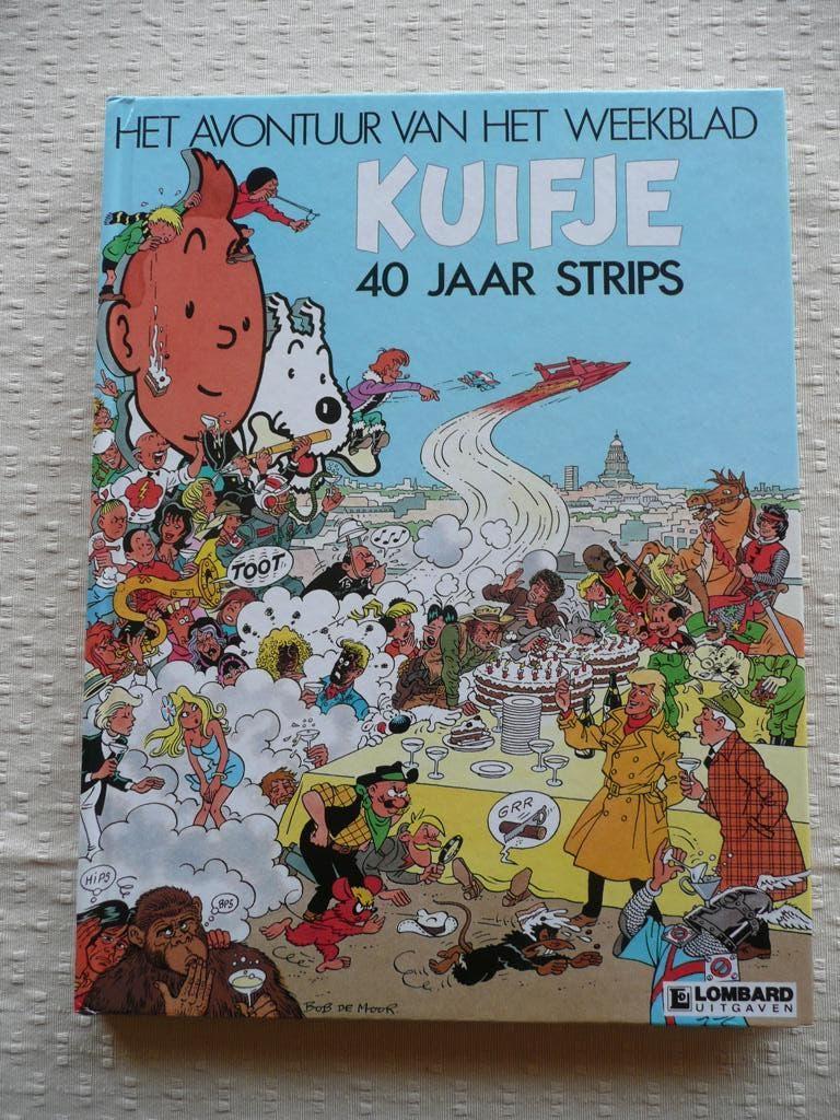 KUIFJE 40 JAAR STRIPS - HARDCOVER OP 96 BLZ VAN 1986 NIEUWST, Neuf, Enlèvement ou Envoi, Une BD, Diverse Auteurs