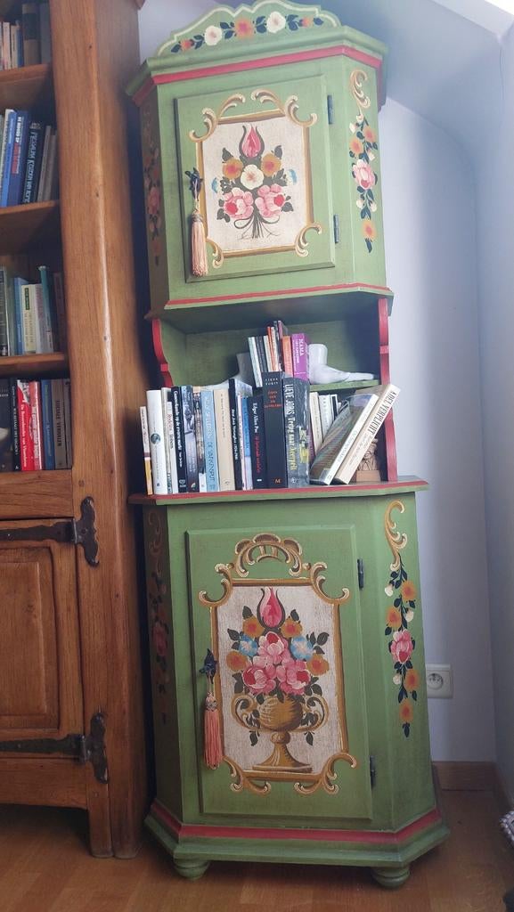 Groene Geverfde kast, Huis en Inrichting, Kasten | Overige, Ophalen