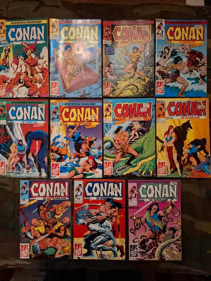 Conan De Barbaar comic strips pakket, Boeken, Strips | Comics, Gelezen, Ophalen of Verzenden