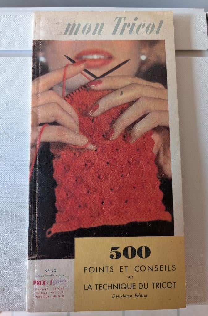 500 points et conseils sur la technique du tricot, Ophalen of Verzenden, Zo goed als nieuw, Breien en Haken