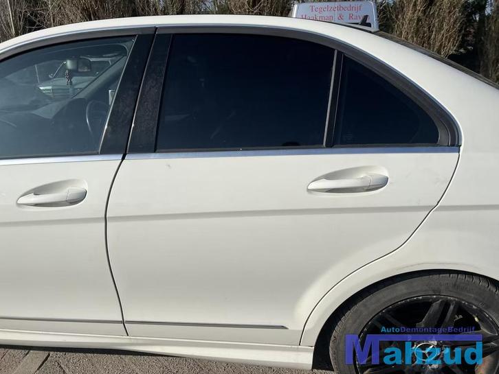 MERCEDES C klasse W204 wit C650 links achter deur 2008-2011, Auto-onderdelen, Carrosserie, Deur, Mercedes-Benz, Achter, Links