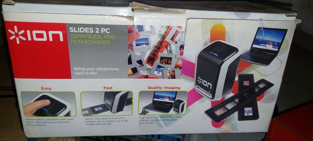 ION dia & film scanner – NIEUW + compleet, Audio, Tv en Foto, Ophalen, Nieuw