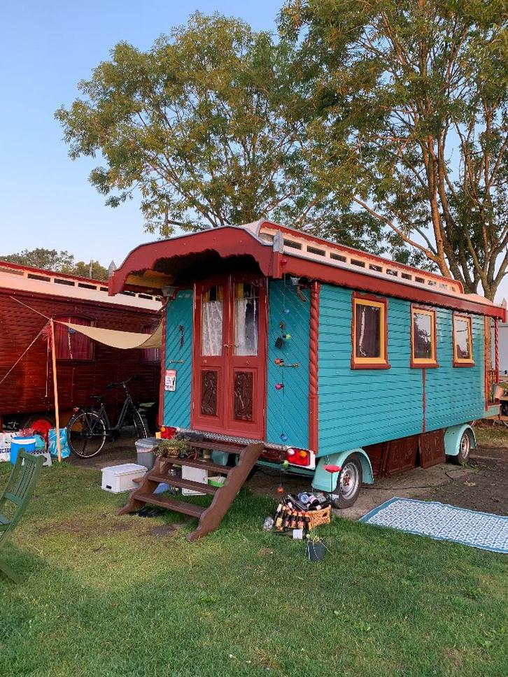 Pipowagen/ woonwagen te koop, Caravans en Kamperen, Stacaravans, Ophalen